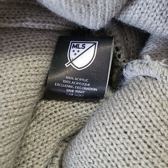 NEW Mens Toboggan Sporting Kansas City Knit Cap Hat MLS Logo Linesman 47Brand OS - Picture 7 of 14